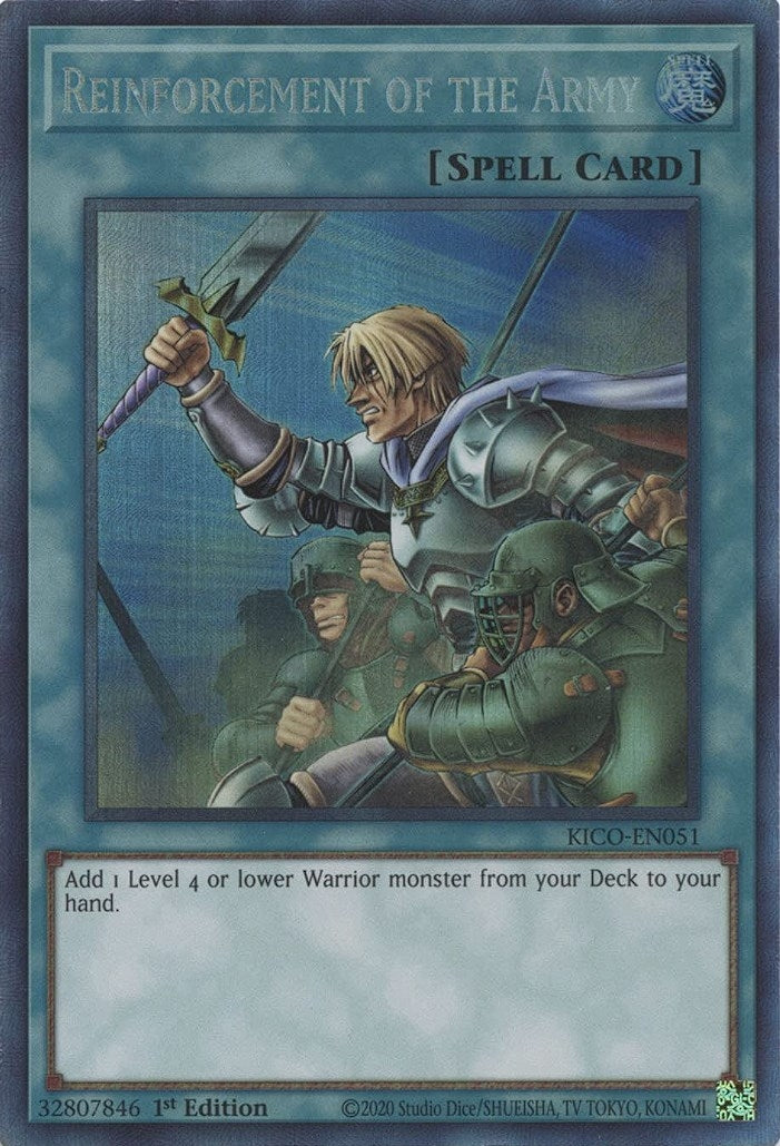 Reinforcement of the Army (CR) (51) (KICO) - YuGiOh Single