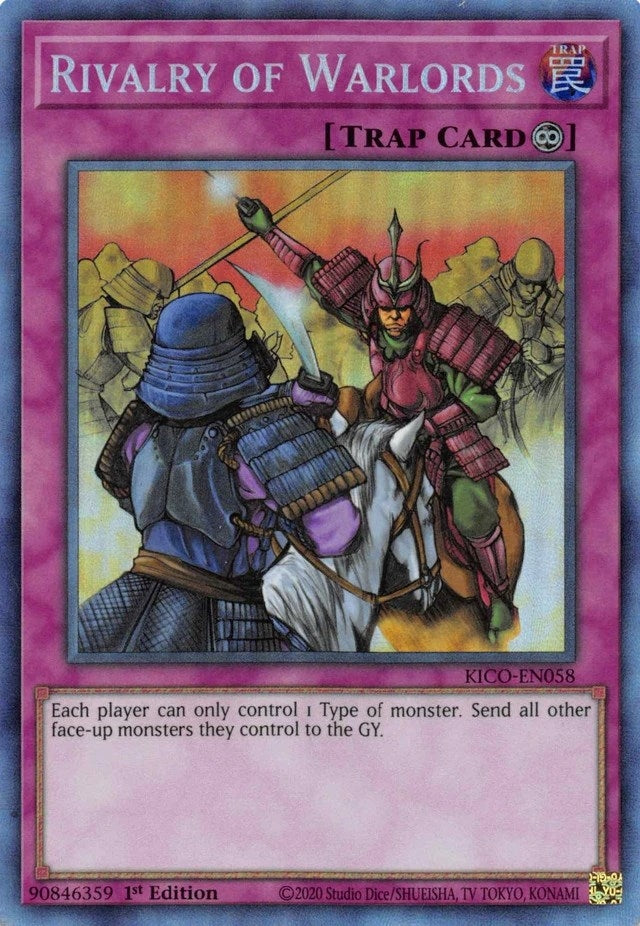 Rivalry of Warlords (CR) (58) (KICO) - YuGiOh Single
