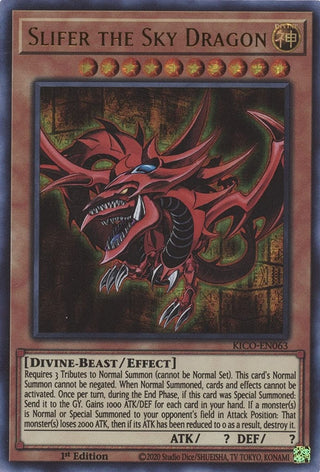 Slifer the Sky Dragon (Ultra Pharaoh’s Rare) (63) (KICO) - YuGiOh Single