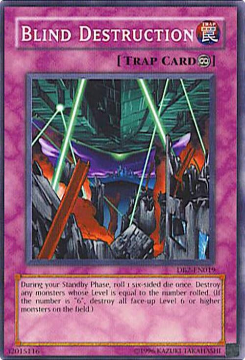Blind Destruction (2019) - YuGiOh Single