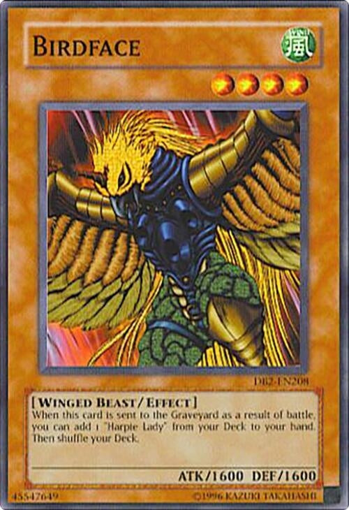 Birdface (2208) - YuGiOh Single