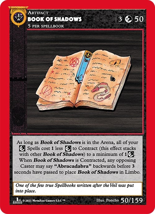 Book Of Shadows (50) (CNFE) - MetaZoo Single