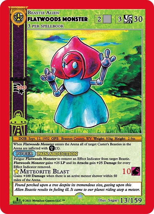 Flatwoods Monster (13) (CNFE) - MetaZoo Single
