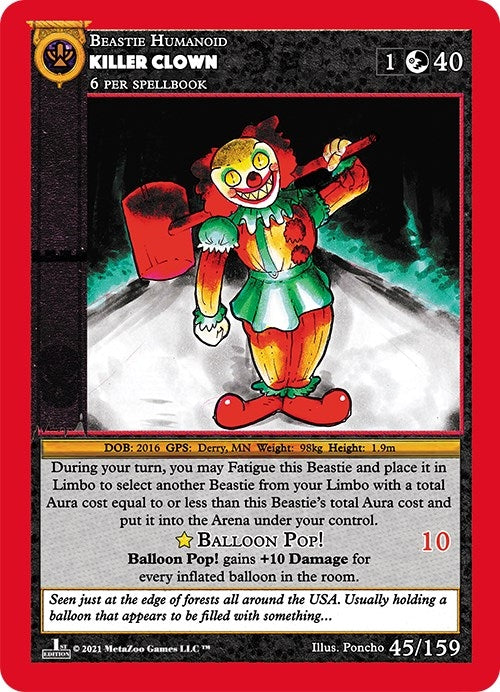 Killer Clown (45) (CNFE) - MetaZoo Single