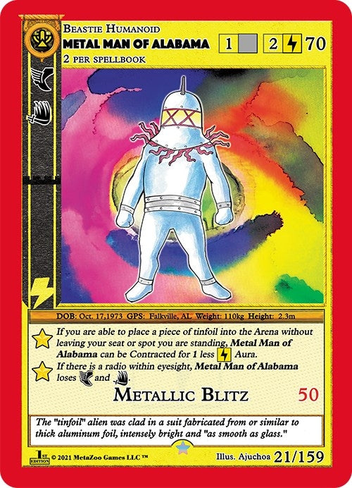 Metal Man of Alabama (21) (CNFE) - MetaZoo Single