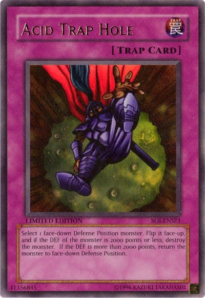 Acid Trap Hole (EU) (1) - YuGiOh Single