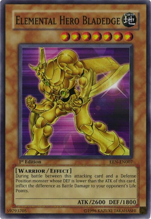 Elemental Hero Bladedge (7) - YuGiOh Single