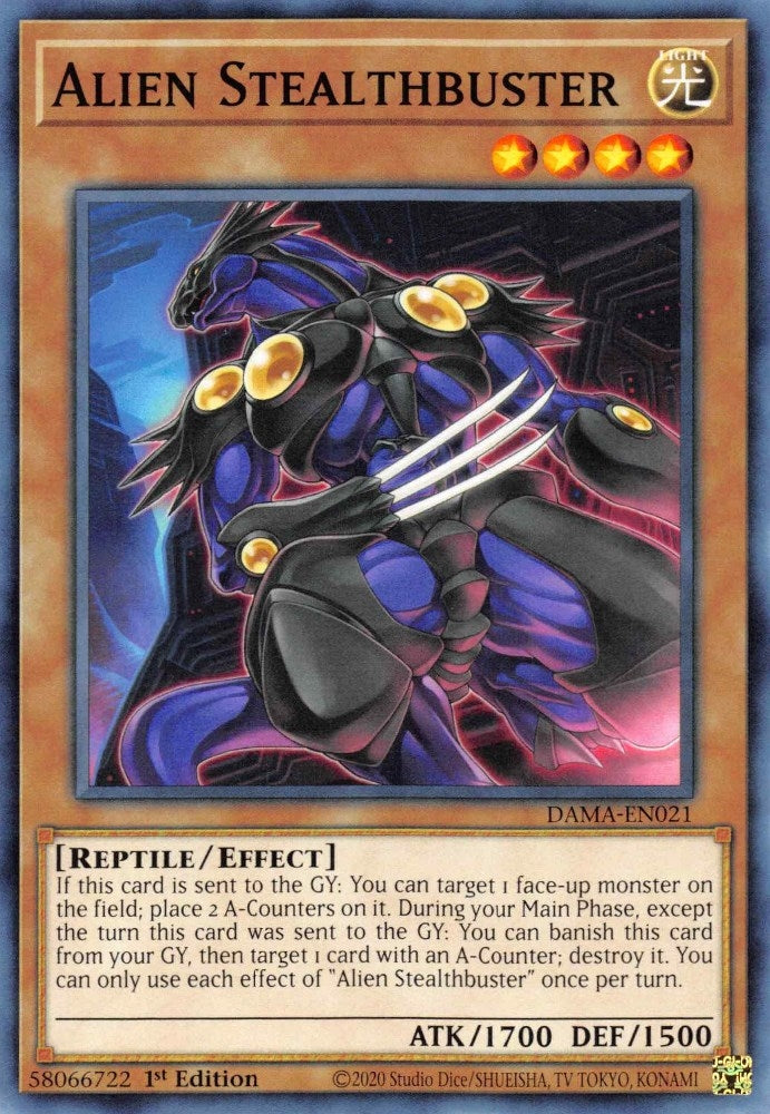 Alien Stealthbuster (21) (DAMA) - YuGiOh Single