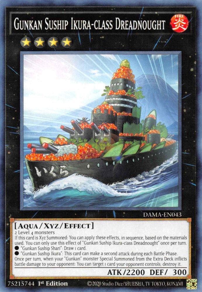 Gunkan Suship Ikura-class Dreadnought (43) (DAMA) - YuGiOh Single