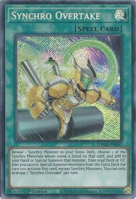 Synchro Overtake (67) (DAMA) - YuGiOh Single