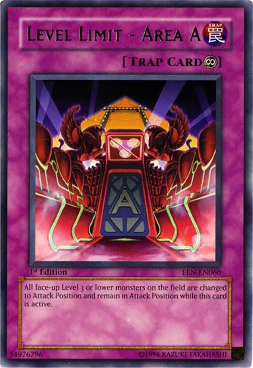 Level Limit - Area A (60) - YuGiOh Single
