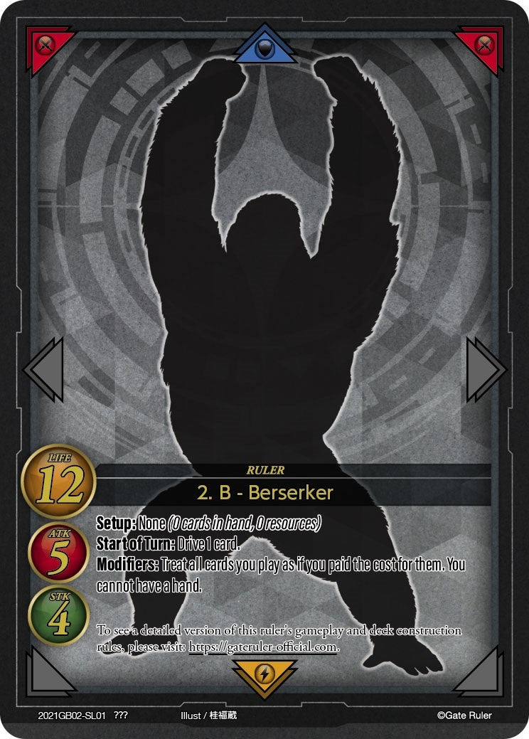 Image for 2. B - Berserker (Secret) (GB02-SL01) (Onslaught of the Eldritch Gods) - Gate Ruler