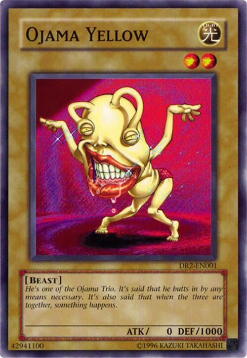 Ojama Yellow (2001) - YuGiOh Single