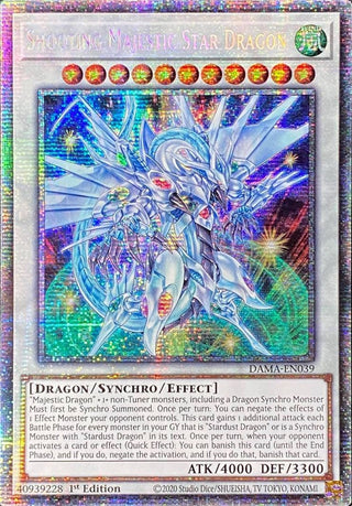 Shooting Majestic Star Dragon (Starlight Rare) (39) (DAMA) - YuGiOh Single