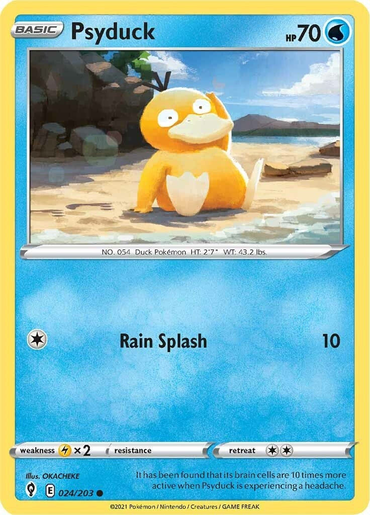 Image for Psyduck (024/203) (SWSH07: Evolving Skies) - Pokemon