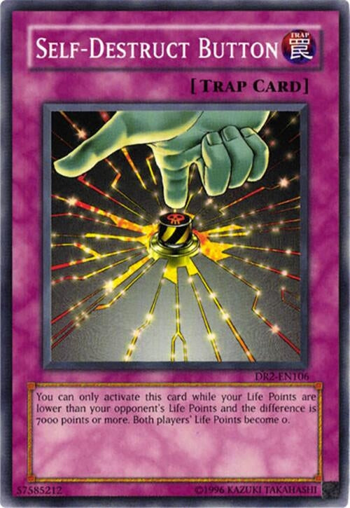 Self-Destruct Button (2106) - YuGiOh Single