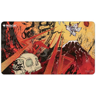 Mystical Archive (Japanese Alternate Art) Lightning Bolt Playmat for Magic - Playmats Sealed