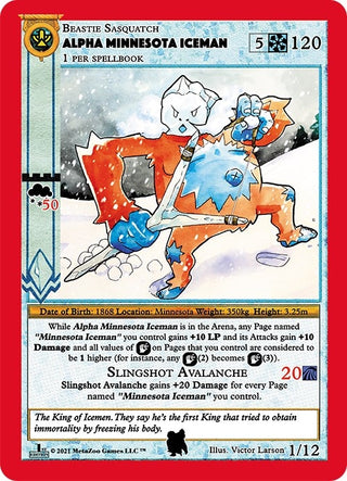Alpha Minnesota Iceman (1) (CNFE-TD) - MetaZoo Single