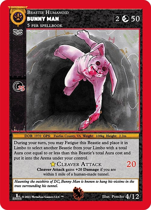 Bunny Man (4) (CNFE-TD) - MetaZoo Single