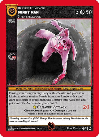 Bunny Man (4) (CNFE-TD) - MetaZoo Single