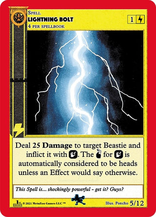 Lightning Bolt (5) (CNFE-TD) - MetaZoo Single