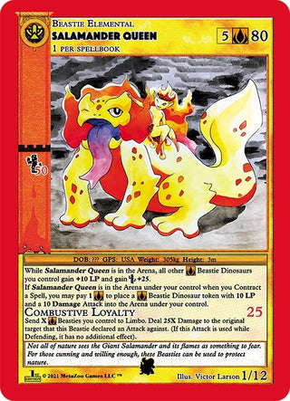 Salamander Queen (1) (CNFE-TD) - MetaZoo Single