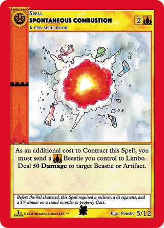Spontaneous Combustion (5) (CNFE-TD) - MetaZoo Single
