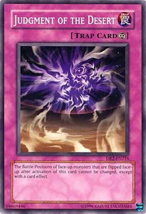 Judgment of the Desert (2216) - YuGiOh Single
