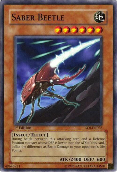 Saber Beetle (23) - YuGiOh Single