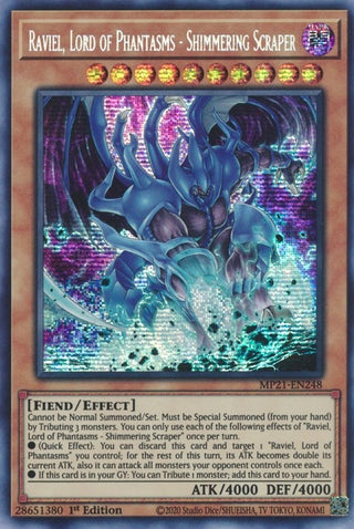 Raviel Lord of Phantasms - Shimmering Scraper (21248) (MP21) - YuGiOh Single