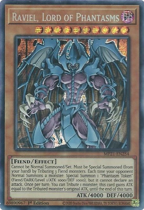 Raviel Lord of Phantasms (21254) (MP21) - YuGiOh Single