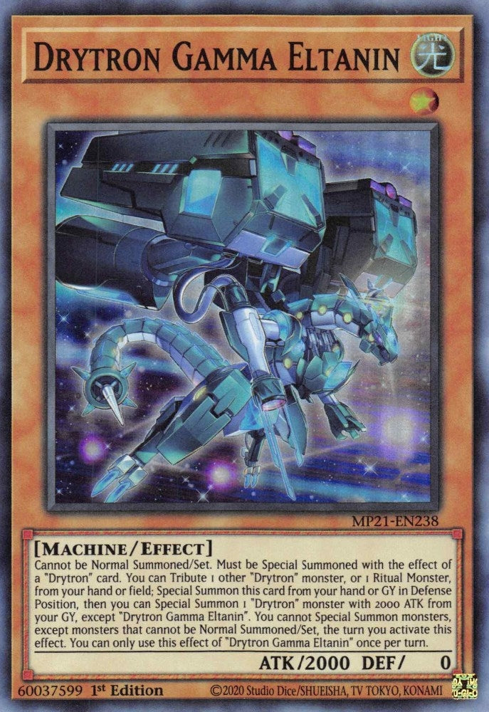Drytron Gamma Eltanin (21238) (MP21) - YuGiOh Single
