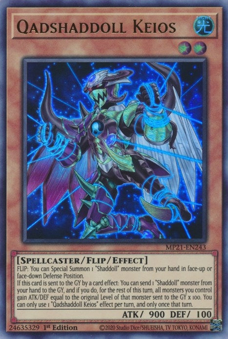 Qadshaddoll Keios (21243) (MP21) - YuGiOh Single