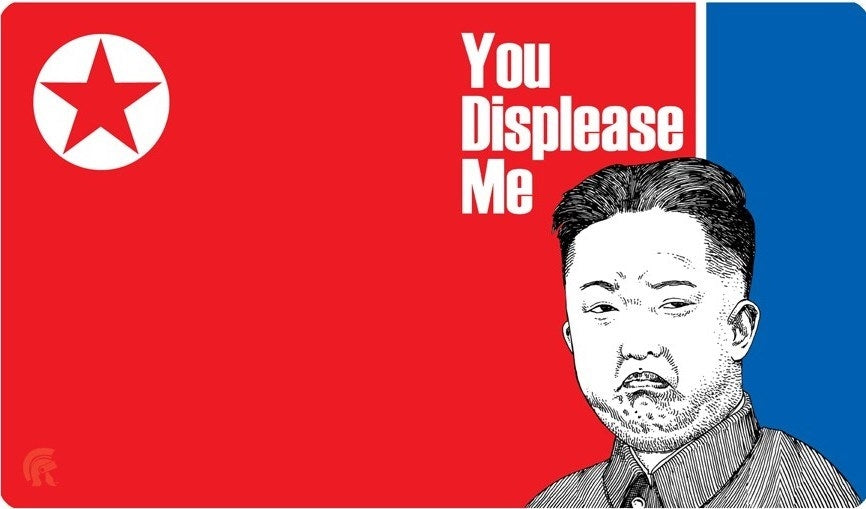 Rubber Playmat - Grumpy Kim! - Playmats Sealed