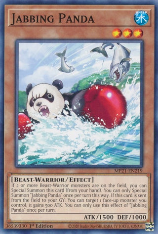 Jabbing Panda (21219) (MP21) - YuGiOh Single