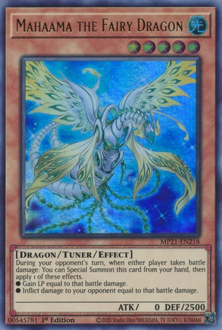 Mahaama the Fairy Dragon (21218) (MP21) - YuGiOh Single