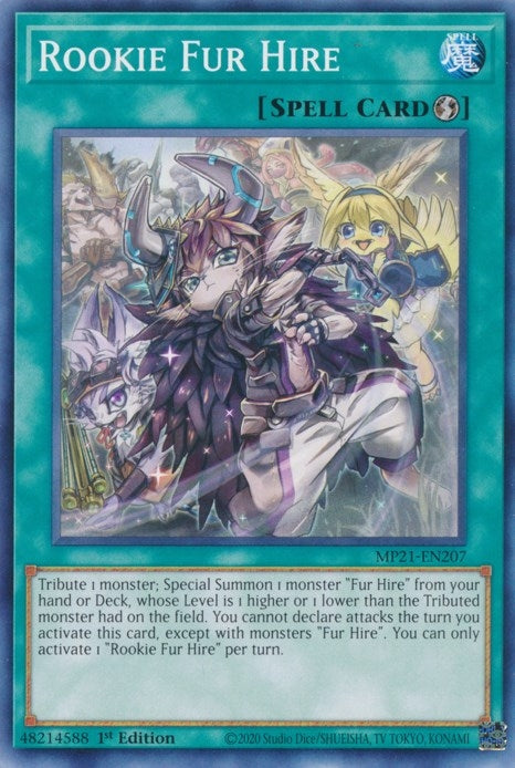 Rookie Fur Hire (21207) (MP21) - YuGiOh Single