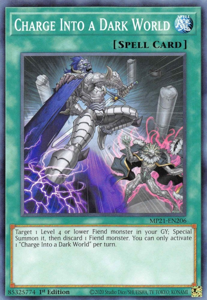 Charge Into a Dark World (21206) (MP21) - YuGiOh Single