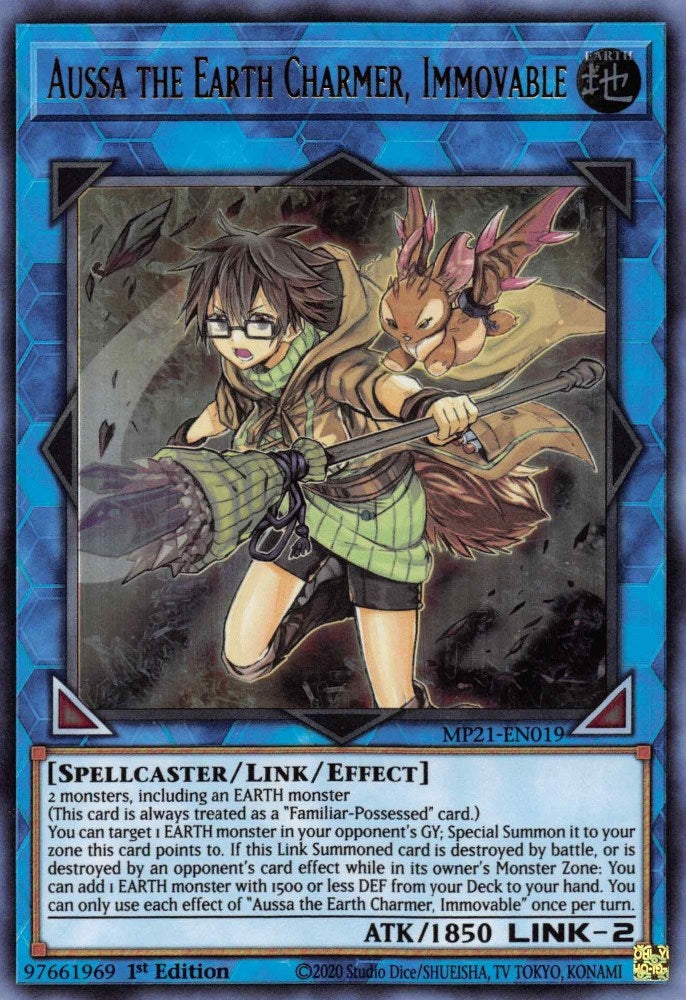 Aussa the Earth Charmer Immovable (21019) (MP21) - YuGiOh Single