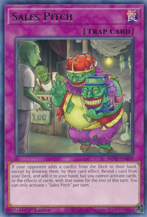 Sales Pitch (21030) (MP21) - YuGiOh Single