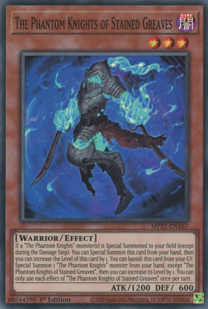 The Phantom Knights of Stained Greaves (21167) (MP21) - YuGiOh Single