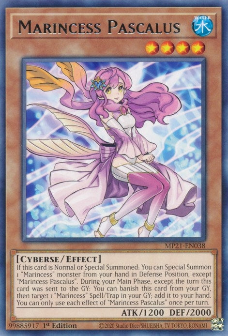 Marincess Pascalus (21038) (MP21) - YuGiOh Single