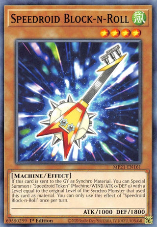 Speedroid Block-n-Roll (21161) (MP21) - YuGiOh Single