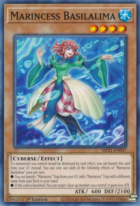 Marincess Basilalima (21047) (MP21) - YuGiOh Single