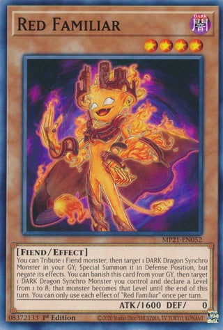Red Familiar (21052) (MP21) - YuGiOh Single