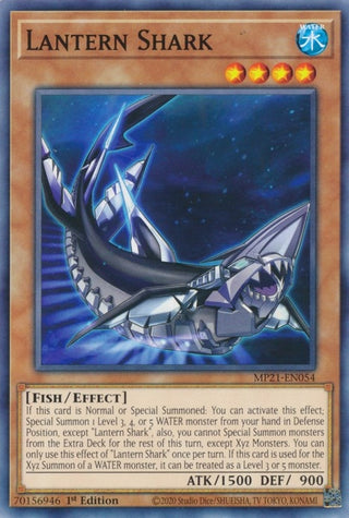Lantern Shark (21054) (MP21) - YuGiOh Single