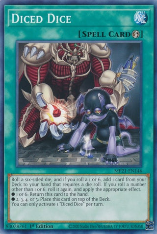 Diced Dice (21146) (MP21) - YuGiOh Single