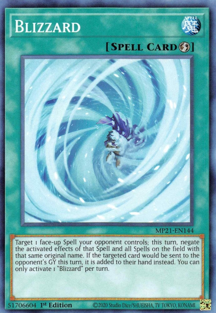 Blizzard (21144) (MP21) - YuGiOh Single