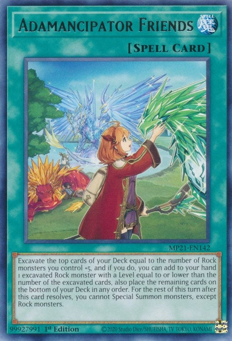Adamancipator Friends (21142) (MP21) - YuGiOh Single