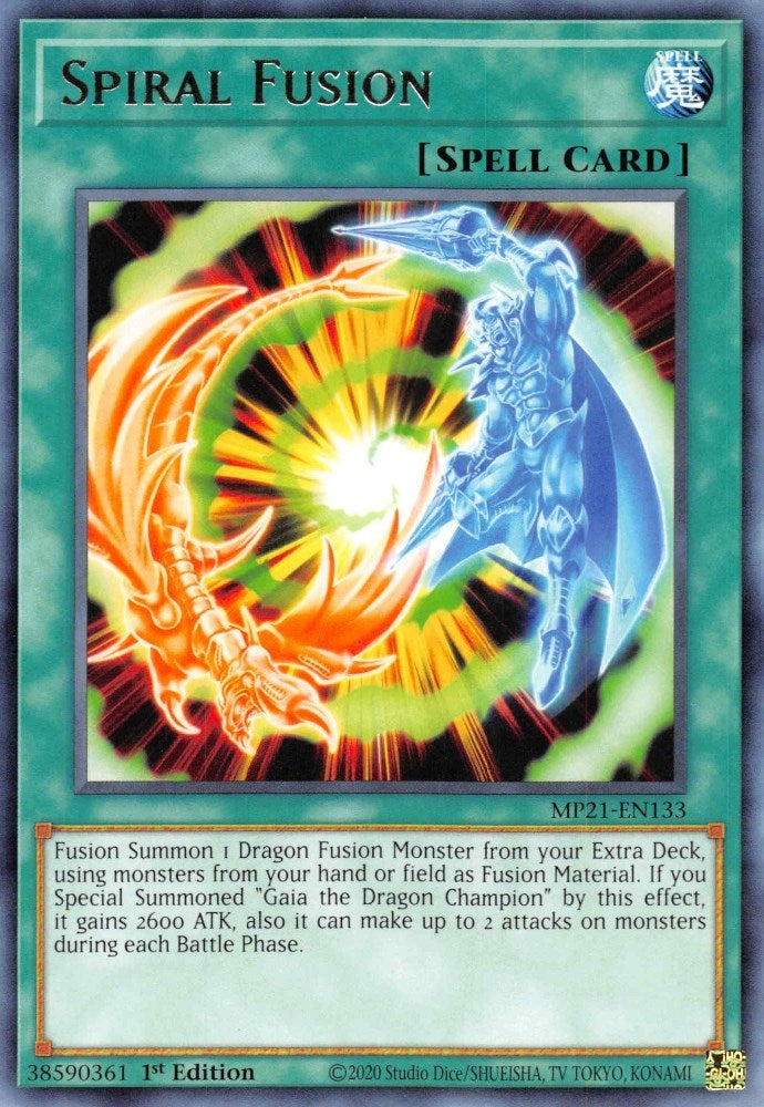 Spiral Fusion (21133) (MP21) - YuGiOh Single
